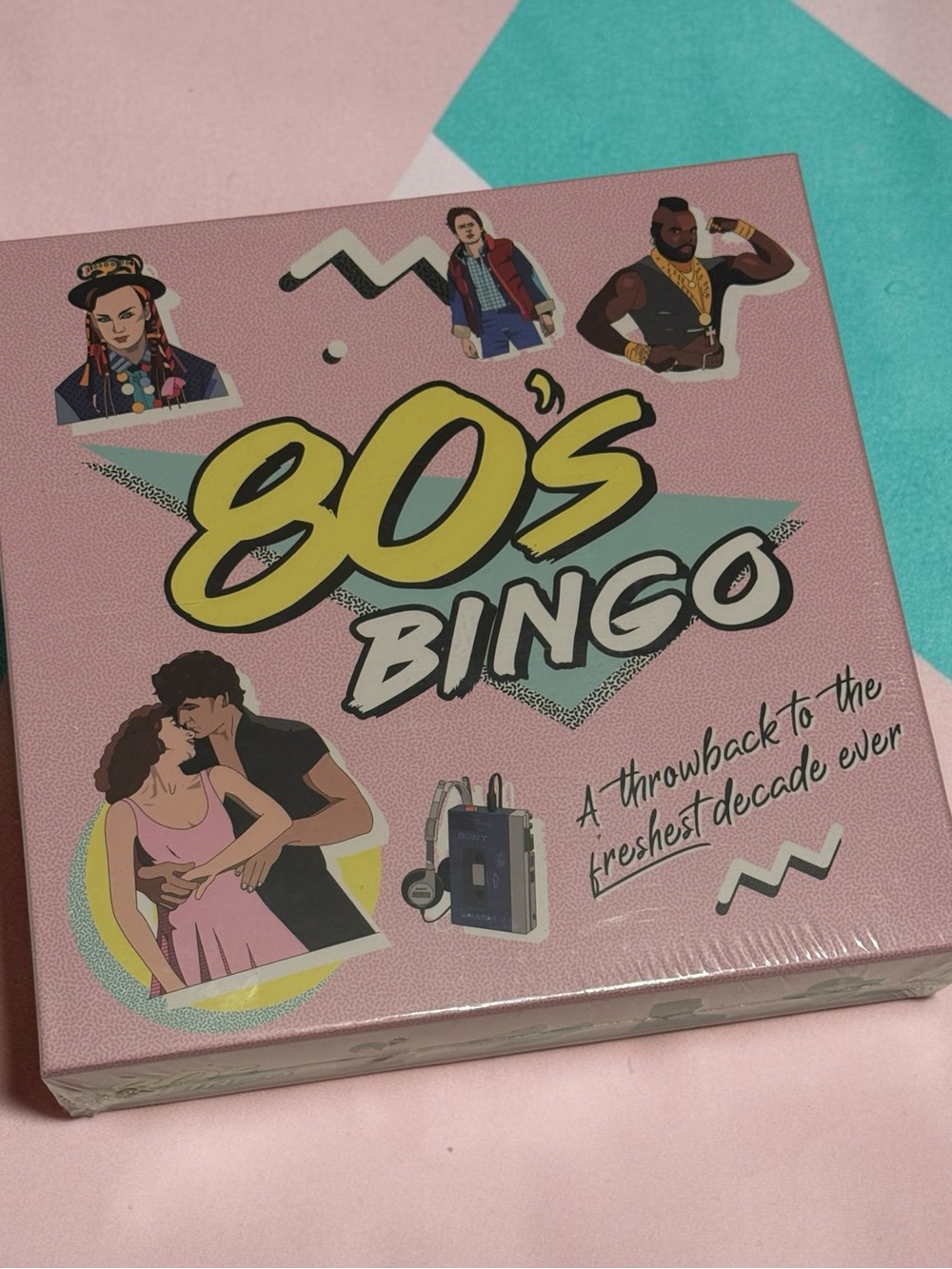 80’s Bingo Game Retro Pop Culture Party Game NEW Sealed